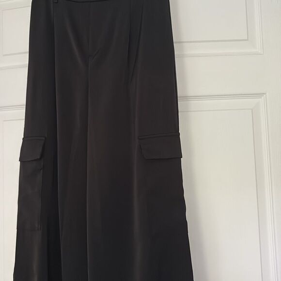 NWT San Souci Wide Leg Pant GSP1136 Black Size M - Picture 2 of 10